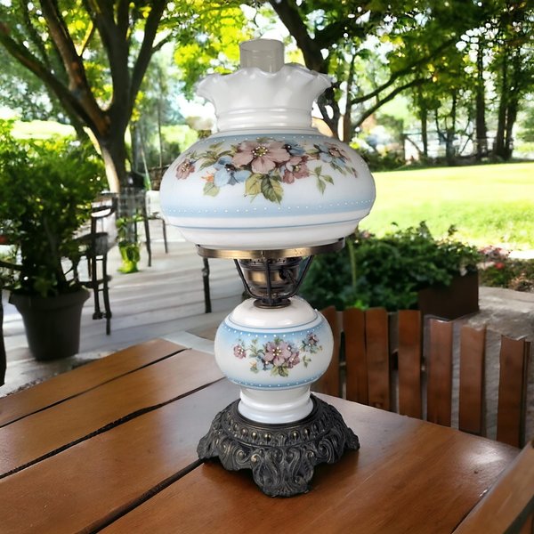 Vintage Accurate Casting Gone with the Wind Style Hurricane Lamp