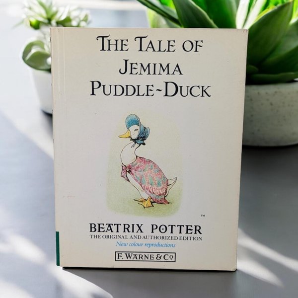 1991 Beatrix Potter The Tale of Jemima Puddle Duck Small Softcover Book, Softcover