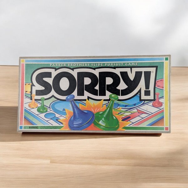 Vintage 1992 Parker Brothers Sorry! Board Game | Complete | Family Game Night Fun