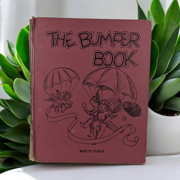 1946 The Bumper Book | Vintage Children's Stories & Verses | Illustrated by Eulalie | Oversized Hardcover