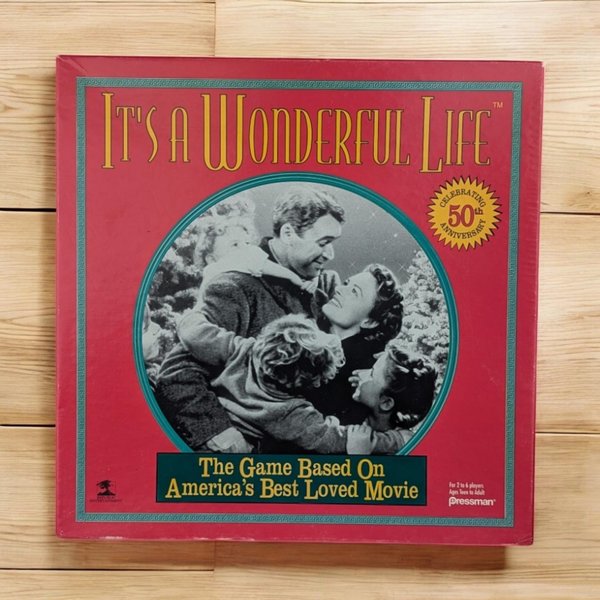Vintage It's a Wonderful Life Anniversary Game | Complete Set | Excellent Condition | Holiday Family Fun