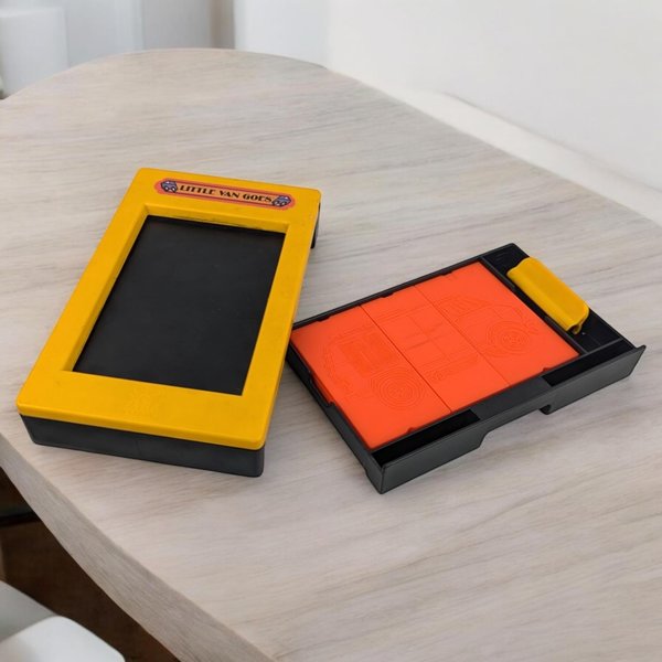 Vintage 1970s Tomy Little Van Goes Tracing Toy | Retro Toy Car | Educational Toy | Collectible Toy