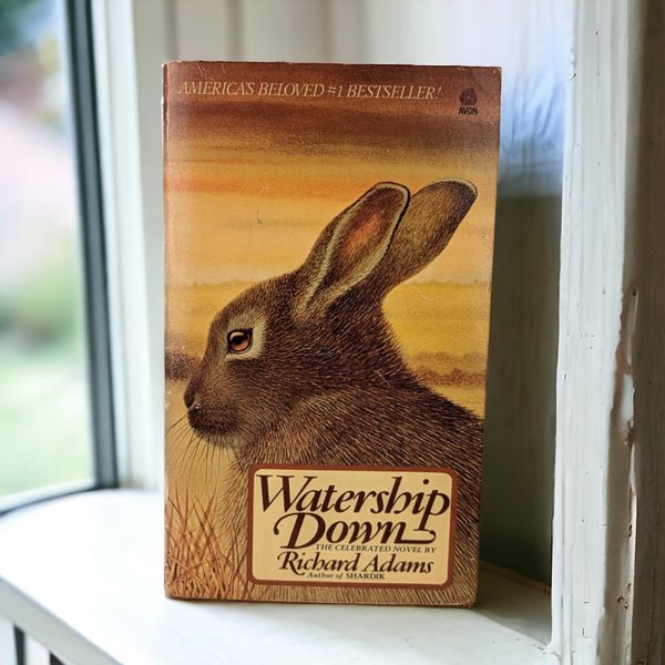 Vintage Watership Down by Richard Adams | Classic Fantasy Novel | Paperback | Gift Idea