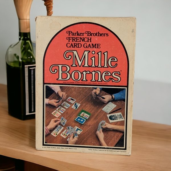 Vintage 1971 Mille Bornes Card Game by Parker Brothers | Complete Set | Retro Family Game Night
