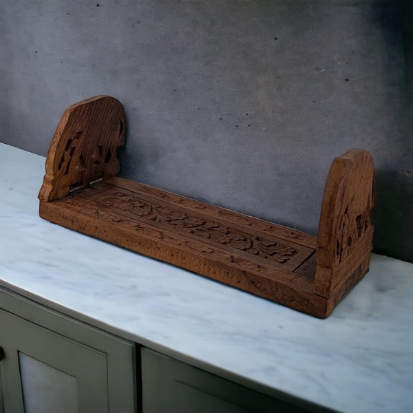 Vintage Hand Carved Wooden Bookends, Elephant Bookends, Adjustable Book Holder,  Desk Organizer, Unique Gift for Reader