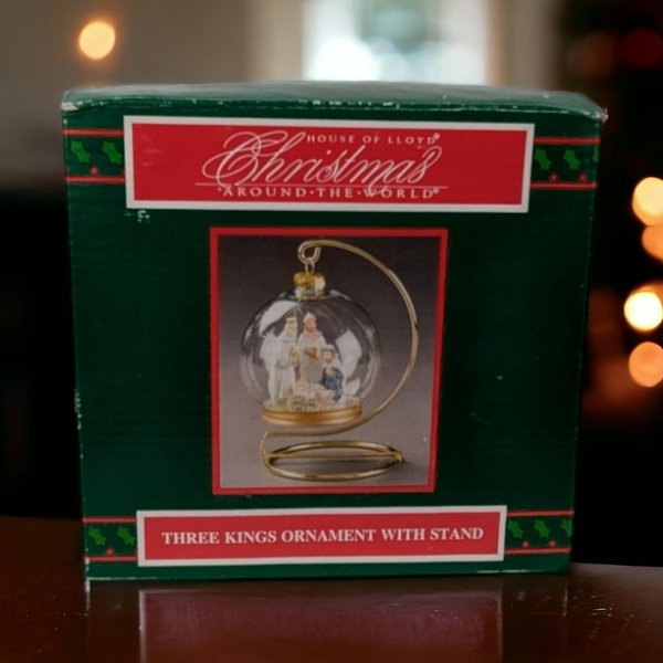 Vintage 1994 House of Lloyd Three Kings Ornament | Christmas Ornament |  Holiday Decor | Religious Ornament | New in Package
