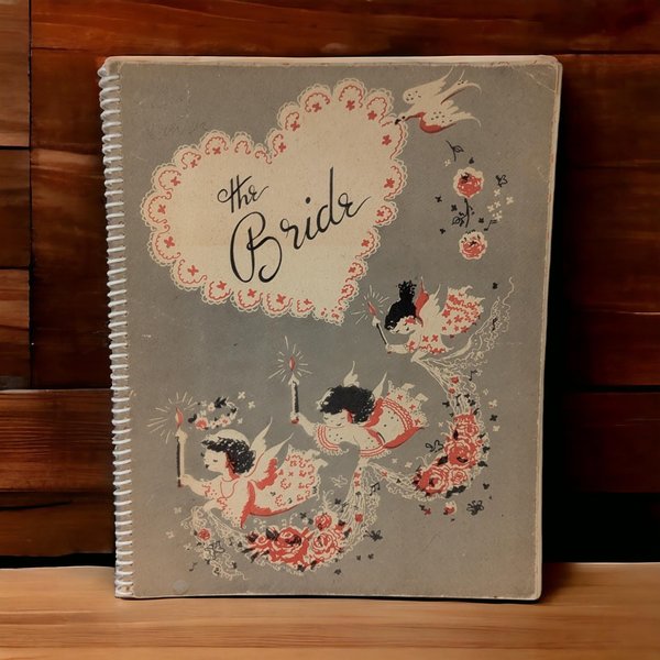 Vintage 1950s "The Bride" Book | Wedding Planning Guide | Mid-Century Bridal Keepsake