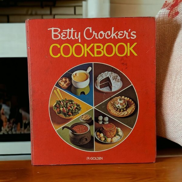 1977 Betty Crocker's Cookbook, Vintage Cookbook, Retro Recipes, Classic American Cooking, Kitchen Decor, Gift for Cookbook Collector