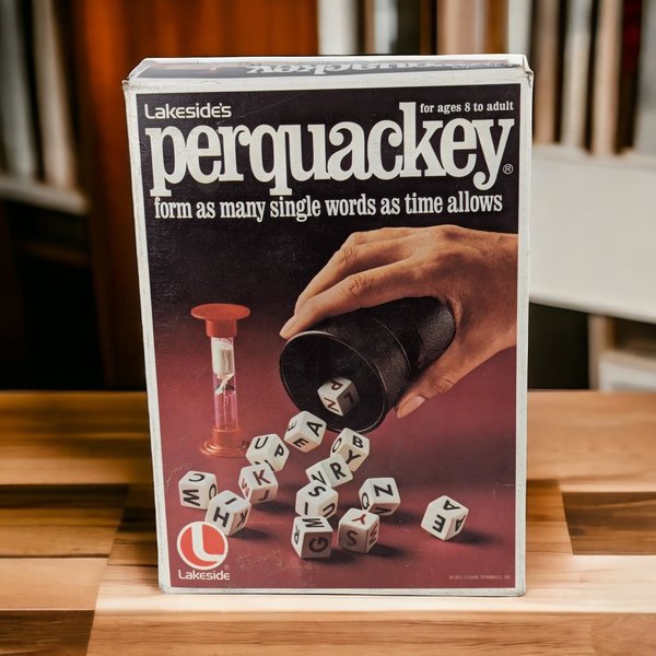 Vintage 1975 Lakeside Perquackey Word Game | Dice Game | Family Game Night