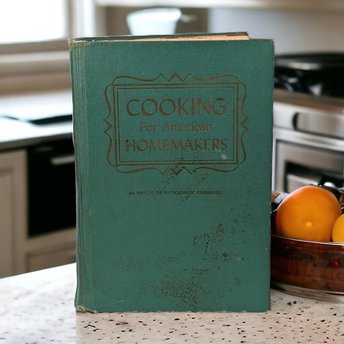 Vintage 1966 Cooking for American Homemakers Cookbook | Encyclopedic Cookbook | Retro Recipes | Collectible Cookbook | Kitchen Decor