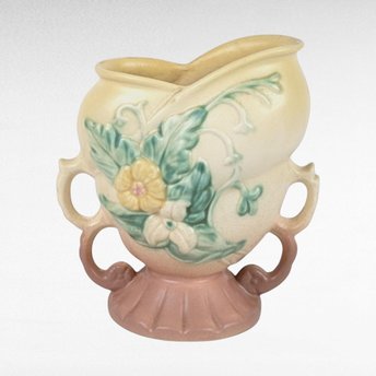 Vintage Hull Pottery "Yellow Wildflower" Vase, Art Pottery, Collectible Pottery, 6.5 Inches