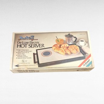 Vintage Broil King De Luxe Hot Server.