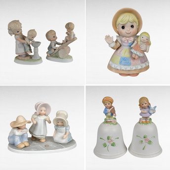 Vintage Children Figurine Lot | Homco, Ceramic, Playful Kids, Religious Figurine | Vintage Toys, Collectible Figurines, Childrens Decor