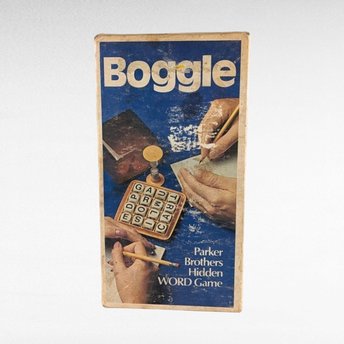 Vintage 1976 Parker Brothers Boggle Game | Classic Word Game | Family Game Night | Retro Board Game