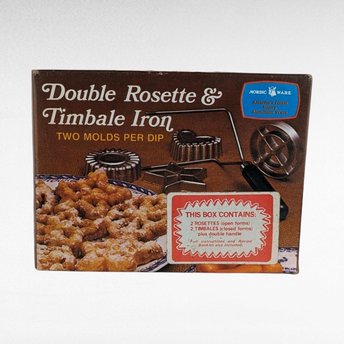 Vintage Nordic Ware Double Rosette & Timbale Iron, Scandinavian Baking, Unique Kitchenware Gift