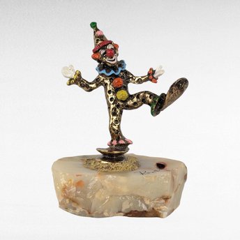 Vintage Ron Lee Metal "Dancing Pinky Clown" Figurine | Collectible Clown Figurine | Whimsical Home Decor | Unique Gift for Clown Lovers