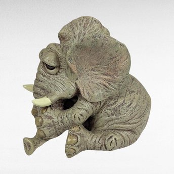 1998 Sealmark Elephant Figurine, Whimsical Elephant Statue, Collectible Animal Figurine, Unique Gift for Elephant Lovers