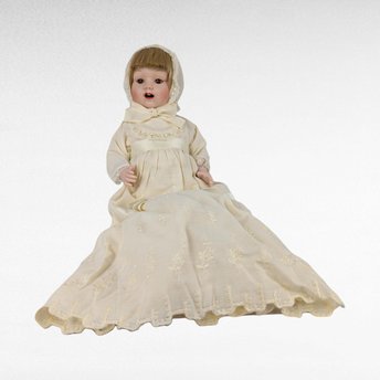 Vintage Avon Gallery Porcelain Doll, Shelburne Museum Collection, Collectible Doll,  Porcelain Doll with Stand, Gift for Doll Collector