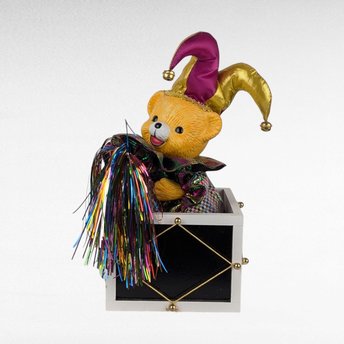 1989 San Francisco Music Box Jester Bear.