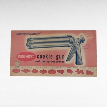 Vintage Wear-Ever Cookie Gun, Pastry Decorator, Baking Tool, Cookie Press, Retro Kitchen Gadget,  Collectible Kitchenware