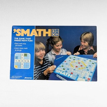 1986 Pressman Smath Game, Vintage Math Game, Educational Game, Family Game, Board Game, Collectible Game