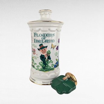 1983 Old Commonwealth Empy Decanter, Flowers of Ireland.