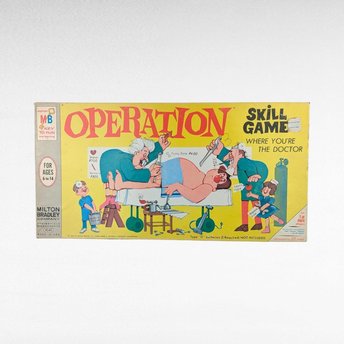 Vintage 1965 Operation Game, Milton Bradley, Smoking Doctor, Complete Game, Retro Board Game, Family Game Night, Collectible Game