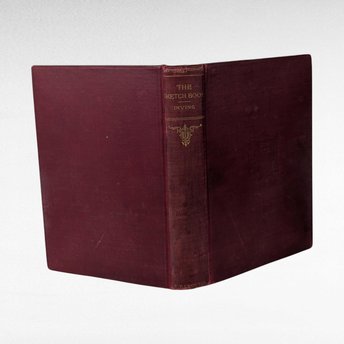 Washington Irving The Sketch Book of Geoffrey Crayon, Gent, Antique Book, Classic Literature,  Short Stories, Collectible Book