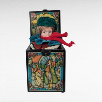 1988 Enesco Tiny Tim Music Box | "We Wish You a Merry Christmas" | Limited Edition | Dickens' A Christmas Carol | Collectible Music Box