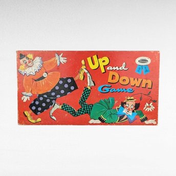 Vintage Whitman Up and Down Clown Board Game | Retro Board Game | Complete Game with Box |  Children's Game