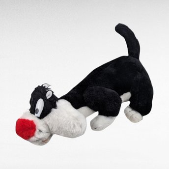 Vintage Looney Toons Sylvester Plush. 1990s.