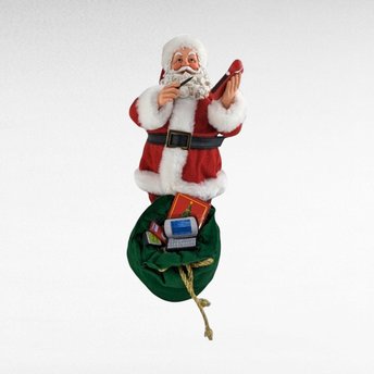 Vintage Possible Dreams 10" Santa with Toy Bag.