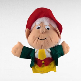 Vintage 1988 Keebler Elf Hand Puppet, Ernie Keebler, Advertising Collectible, Plush Toy, Nostalgia