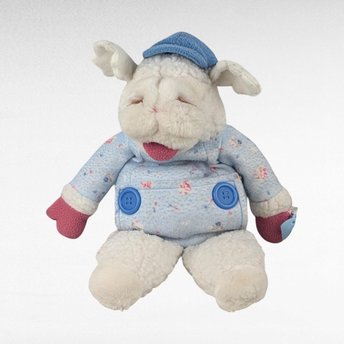 Vintage Commonwealth Baby Lamb Chop Hand Puppet, Shari Lewis, Plush Toy, Kids Toy, Collectible Puppet