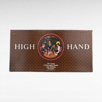 Vintage 1984 High Hand Board Game | Milton Bradley | Complete with Instructions | Strategic Card Game