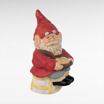Vintage Ceramic Gnome Figurine.