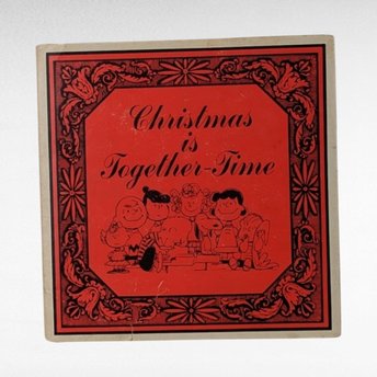 1964 Peanuts Christmas is Together Time Book by Charles Schultz.