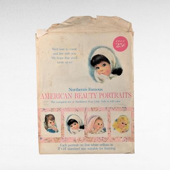 Vintage Northern's Beauty Portraits, Set of 4, 11x14", Pin-Up Art, Wall Art, Collectible Prints, Gift for Vintage Lovers