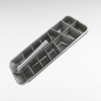 Vintage Quickcube Aluminum Ice Cube Tray | Mid-Century Barware | Cocktail Enthusiast Gift | Retro Kitchen Decor