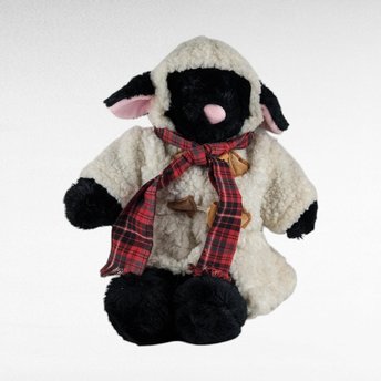 Vintage 1984 North American Bear Co. Curly McFleece Lamb Plush | Stuffed Animal | Retro Toy | 80s Toy