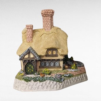 1994 David Winter Cottage "Spring Hollow" | with COA and Original Box | Vintage Collectible