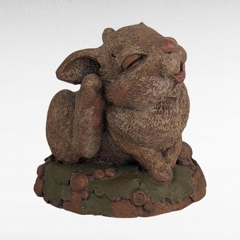 1995 Tim Wolfe "Twitch" Rabbit Figurine | Cairn Studios | Collectible Animal Figurine | Whimsical Rabbit Decor