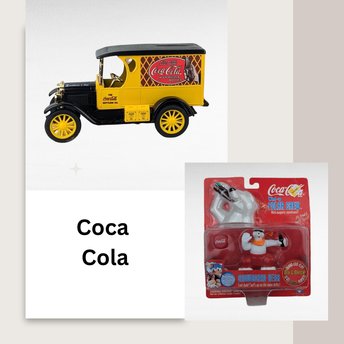 Vintage Coca Cola Bank and toy