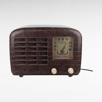 Vintage General Electric Commentator JK-51 Radio, 1940s Working Radio, Gift for Collector, Retro Home Decor