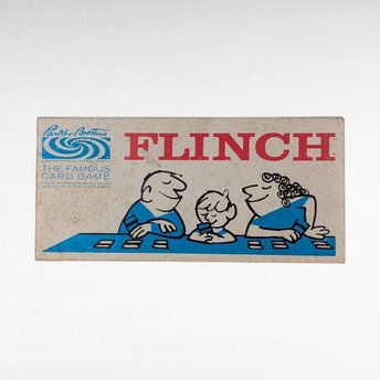 1963 Parker Brothers Flinch Card Game, Vintage Card Game, Family Game, Matching Game, Collectible Game, Retro Game