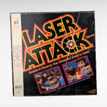 1978 Milton Bradley Laser Attack Game, Missing One Energy, Vintage Electronic Game, Space Battle Game, Strategy Game, Collectible Game