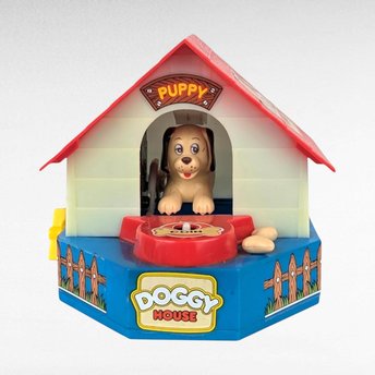 Vintage Everlast Plastic Doggy House Bank, 1950s Coin Savings Bank, Puppy Gift, Children's Room Decor, Collectible Toy Bank
