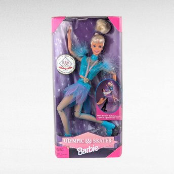 1997 Mattel Olympic Skater Barbie Doll.