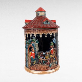 Vintage West Germany Ceramic Lidded Container.