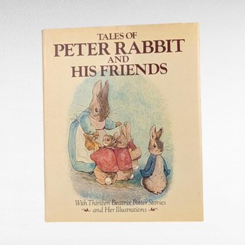 1984 Tales of Peter Rabbit and His Friends, Beatrix Potter Hardcover.